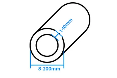 6060 tubo de alumínio