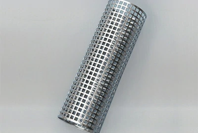 tubo perforado de aluminio
