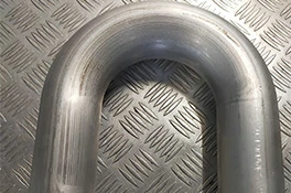 Aluminum pipe bend