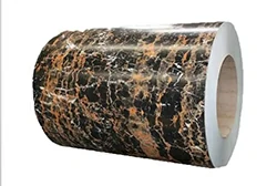 Marble pattern aluminum coil